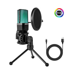 Redragon ADNE GM212 RGB Streaming Microphone with Pop Filter