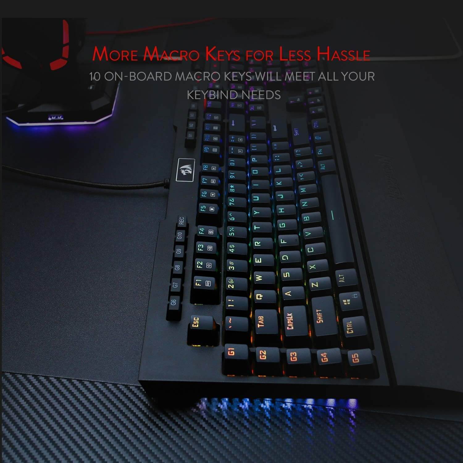 Redragon BRAHMA K586 RGB Mechanical Gaming Keyboard