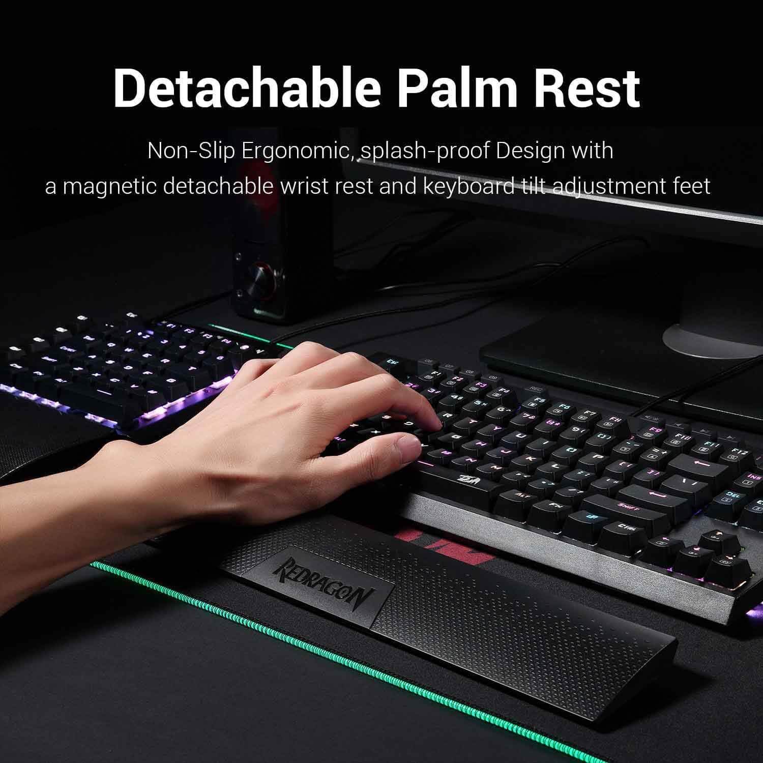 Redragon Broadsword K588 TKL RGB Mechanical Gaming Keyboard