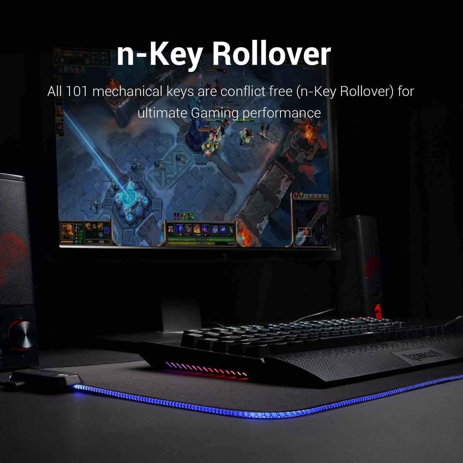 Redragon Broadsword K588 TKL RGB Mechanical Gaming Keyboard