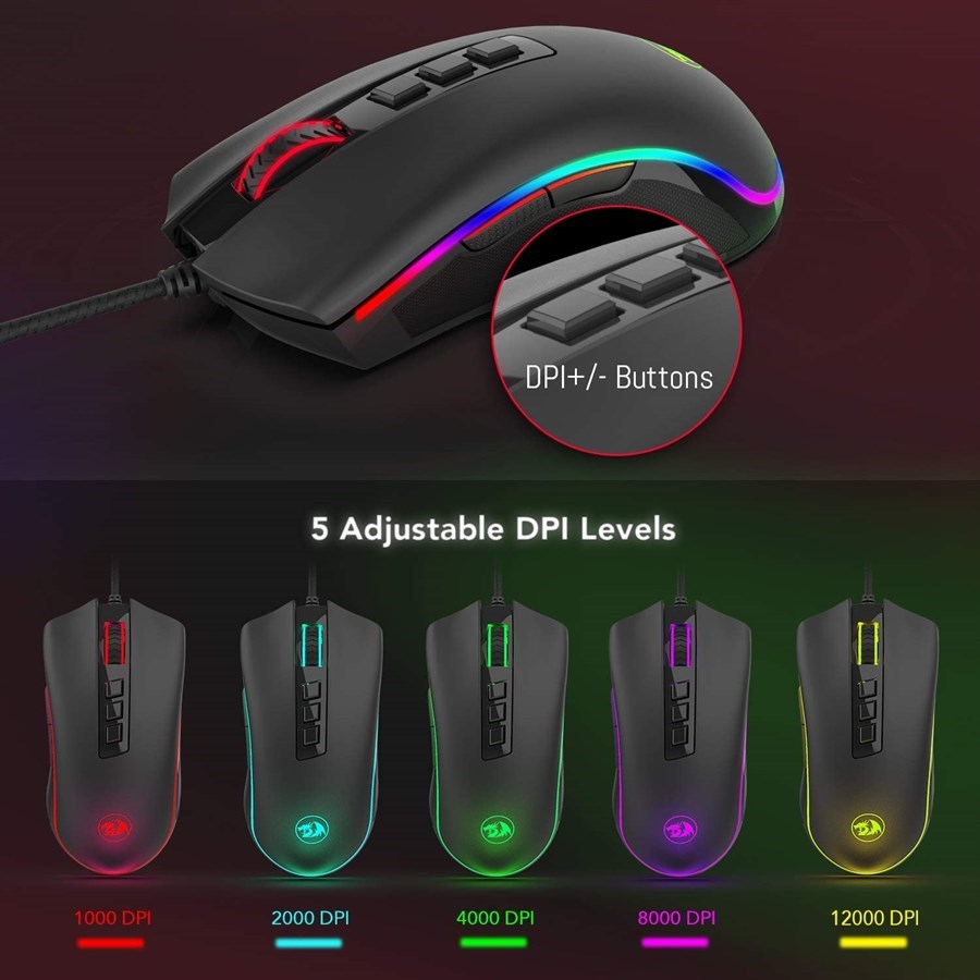 Redragon Cobra FPS M711-FPS RGB Wired Gaming Mouse