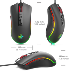 Redragon COBRA M711 RGB Backlit Wired Gaming Mouse