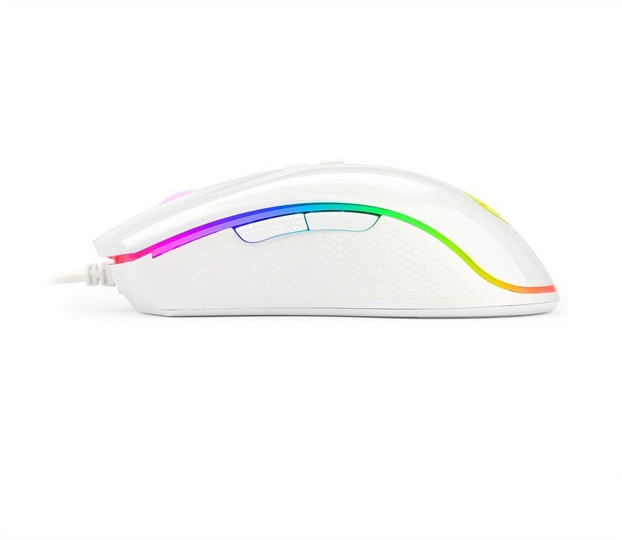 Redragon COBRA M711 RGB Backlit Wired Gaming Mouse - White