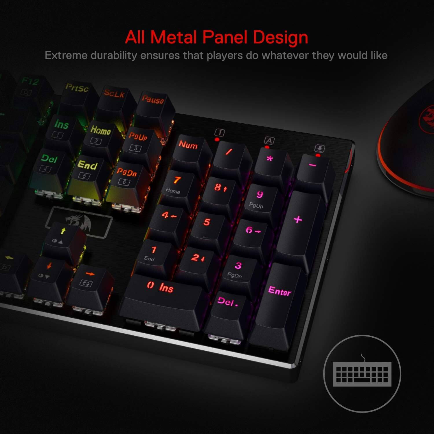 Redragon DEVARAJAS K556 RGB Mechanical Gaming Keyboard