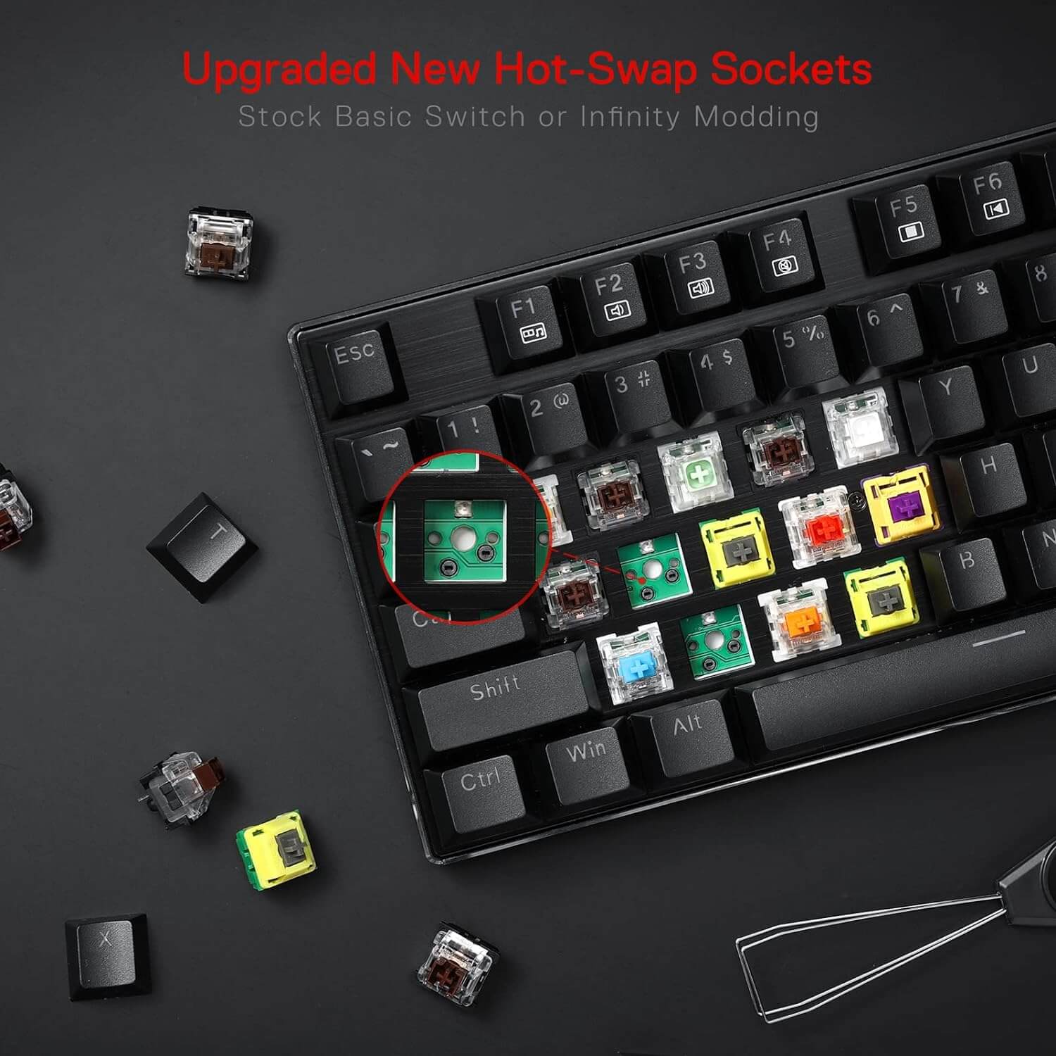 Redragon DEVARAJAS K556 RGB Mechanical Gaming Keyboard