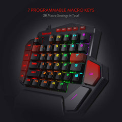 Redragon DITI K585 One-Handed RGB Professional Mechanical Gaming Keyboard