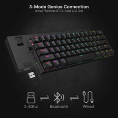 Redragon DRACONIC K530 60% Compact RGB Mechanical Keyboard