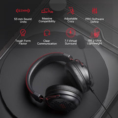 Redragon Diomedes H386 7.1 Surround Sound Wired Gaming Headset