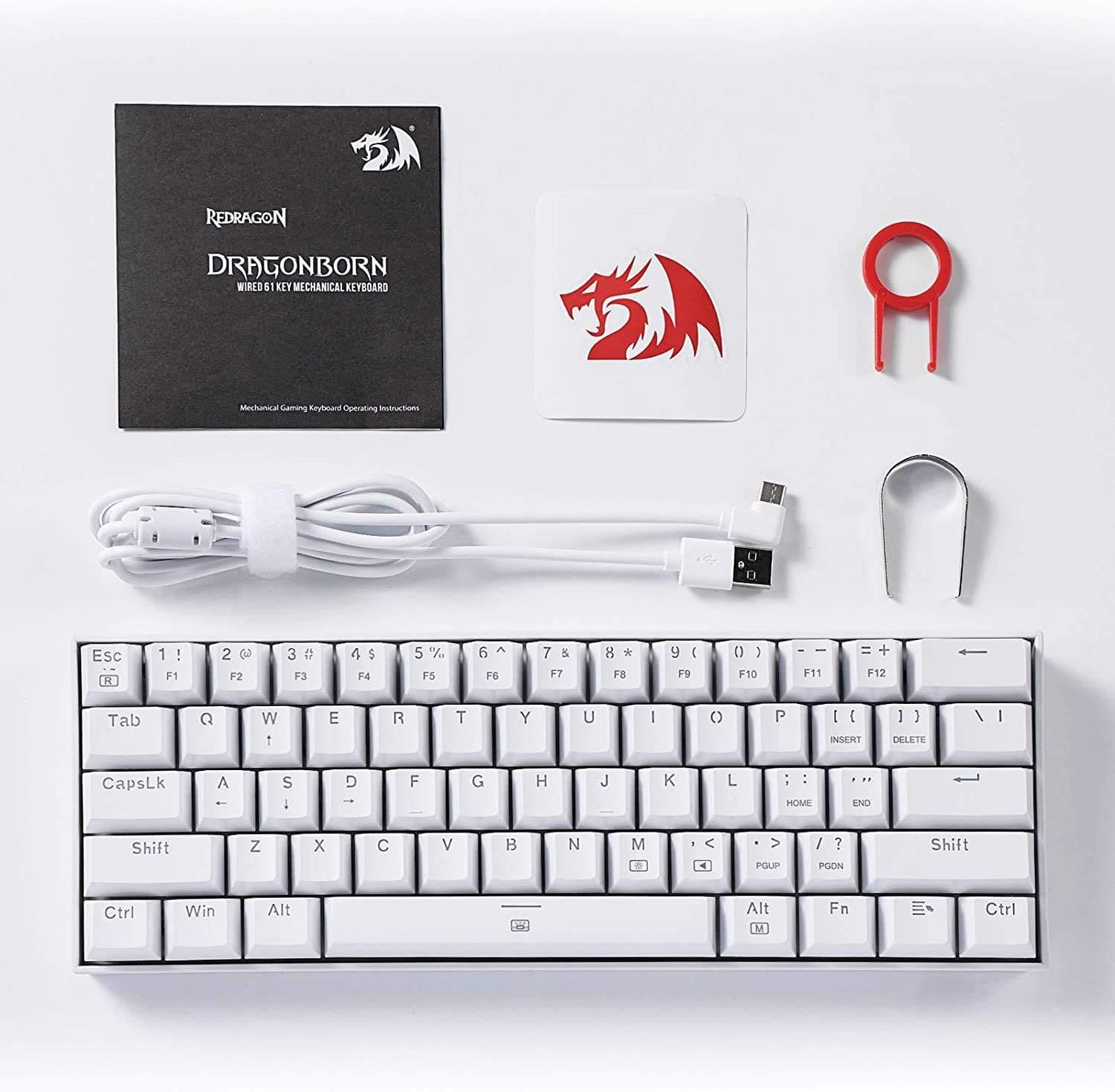 Redragon Dragonborn K630 60% Wired RGB Compact Mechanical Keyboard