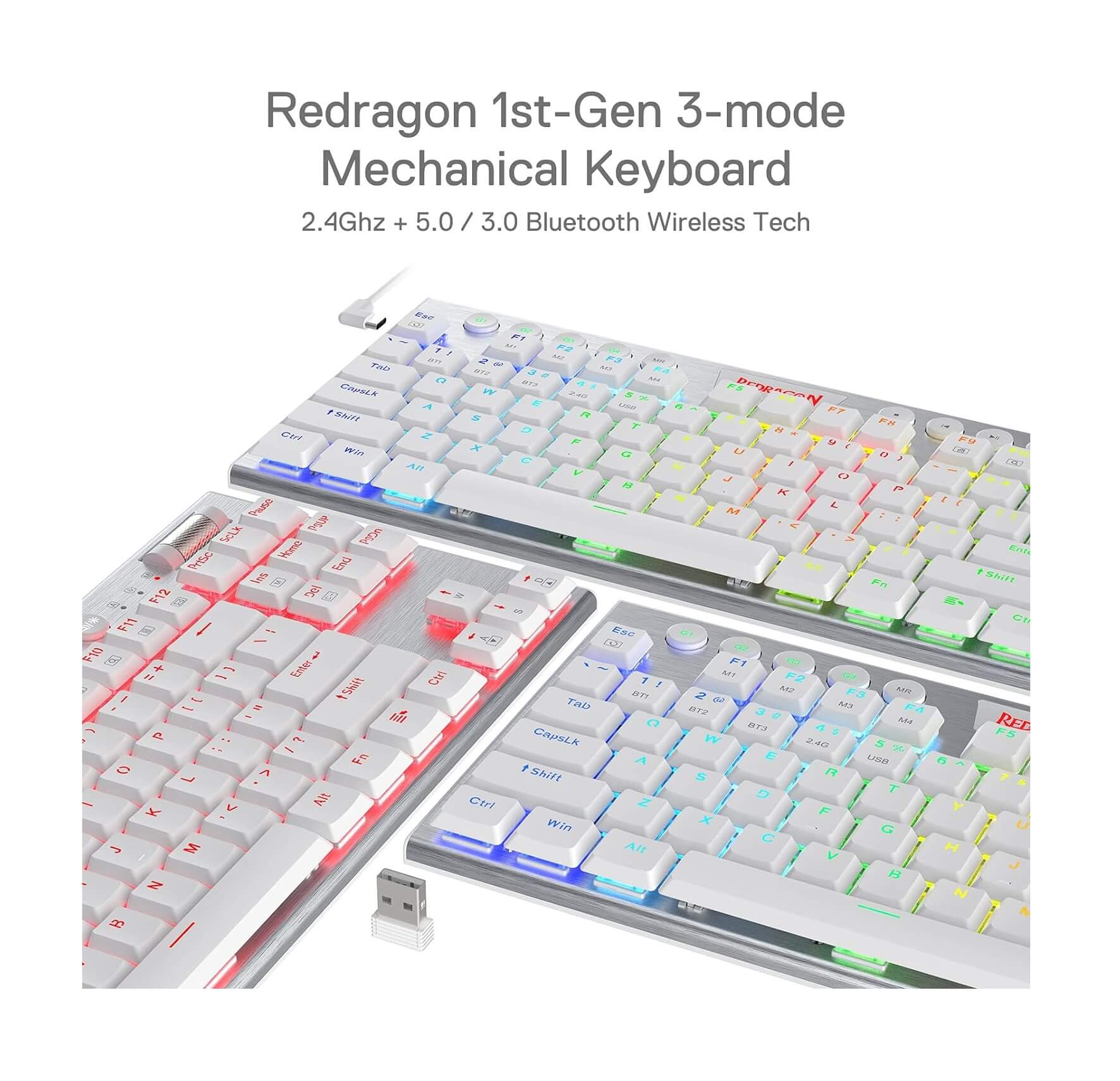 Redragon Horus K621 TKL RGB Wireless Mechanical Keyboard