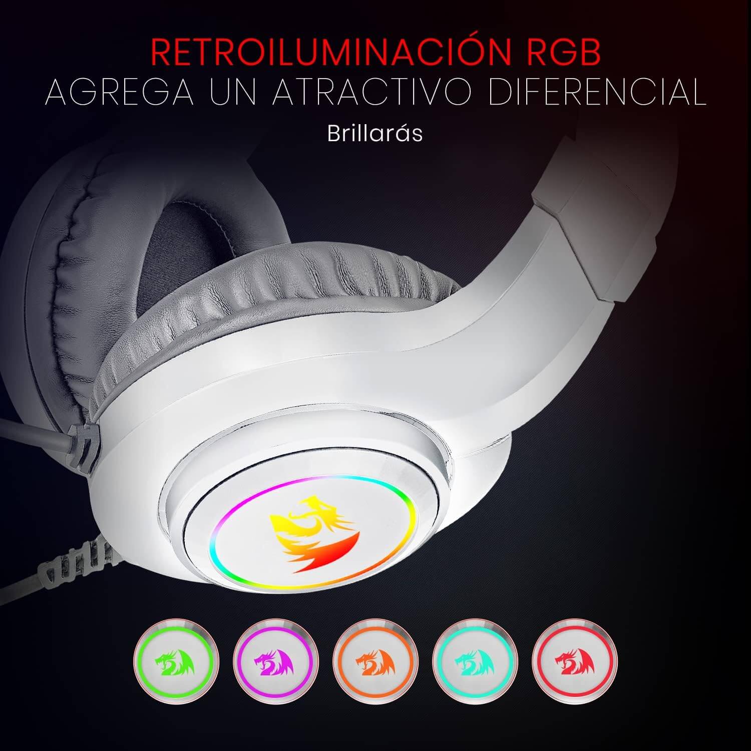 Redragon Hylas H260 RGB Wired Gaming Headset with Microphone