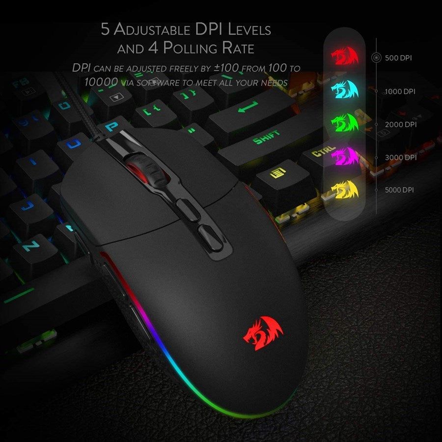 Redragon INVADER M719 Wired Optical Gaming Mouse