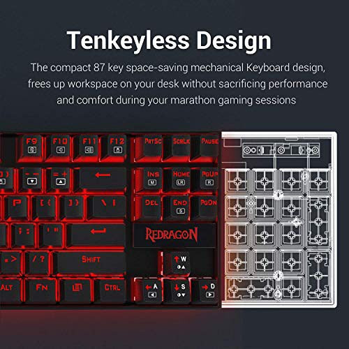 Redragon KUMARA K552 LED Backlit Mechanical Gaming Keyboard