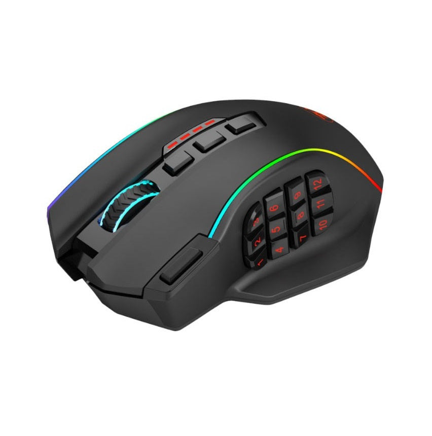 Redragon PERDITION PRO M901P-KS RGB MMO Ergo Wireless & Wired Gaming Mouse