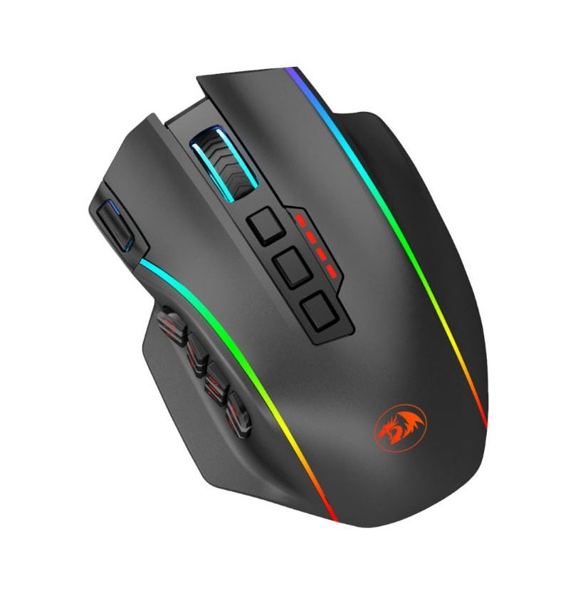 Redragon PERDITION PRO M901P-KS RGB MMO Ergo Wireless & Wired Gaming Mouse