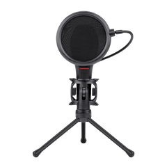 Redragon Quasar GM200 Omnidirectional USB Condenser Microphone with Tripod & Pop Filter