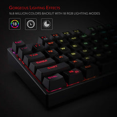 Redragon SURARA K582 RGB Backlit Mechanical Gaming Keyboard