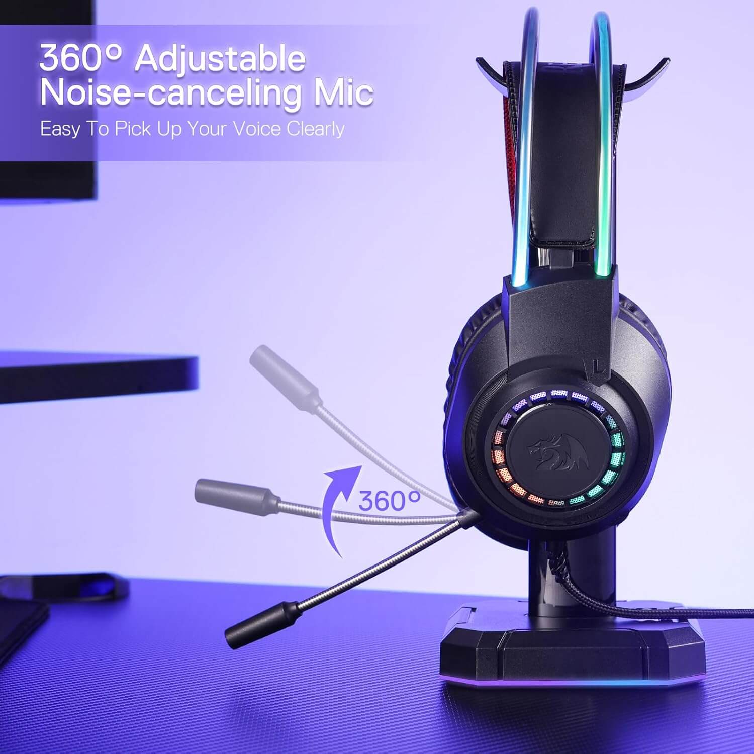 Redragon Scream H231 RGB Wired Stereo Gaming Headset