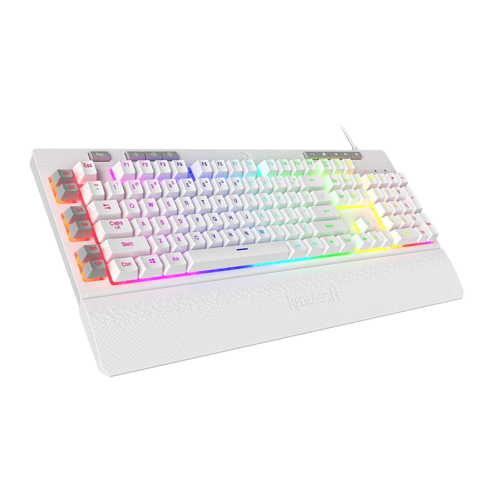 Redragon Shiva K512 RGB Backlit Membrane Wired Gaming Keyboard with Multimedia Keys