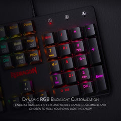 Redragon Shrapnel K589 RGB Low Profile Mechanical Gaming Keyboard - Red Switch