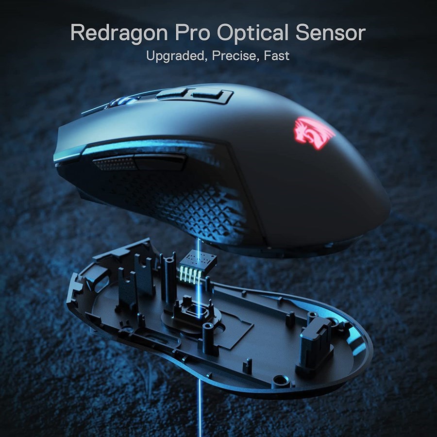 Redragon TRIDENT PRO M693 RGB Bluetooth Wireless Gaming Mouse