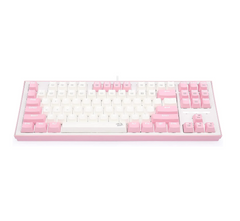 Redragon Wib Bes K611 Mechanical Gaming Keyboard - White/Pink