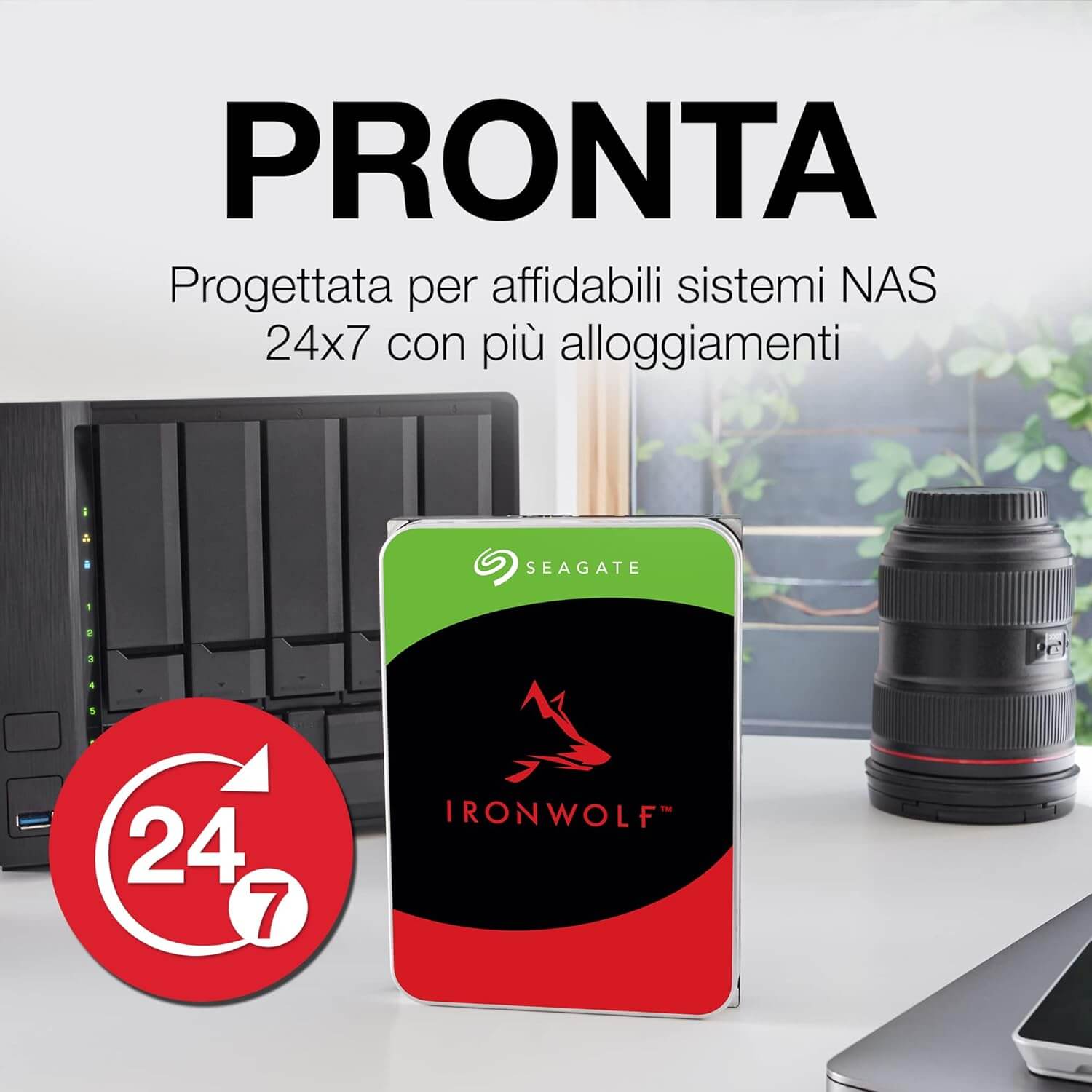 Seagate IronWolf 6TB SATA 6Gb/s Enterprise Internal NAS Hard Drive