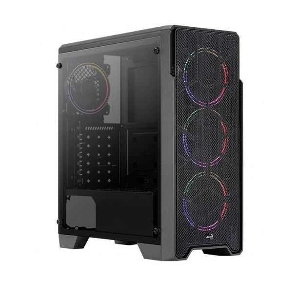 AeroCool Ore Saturn Tempered Glass Edition FRGB ATX Mid-Tower Computer Case