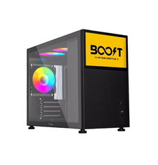 Boost T-Rex LED MicroATX Mini-Tower Computer Case