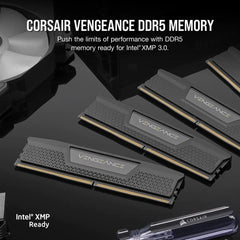 Corsair Vengeance 32GB (1x32GB) 5600MHz C40 DDR5 DRAM Memory Kit - Black