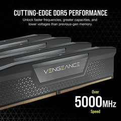 Corsair Vengeance 64GB (2x32GB) 6600MHz C32 DDR5 DRAM Memory Kit - Black