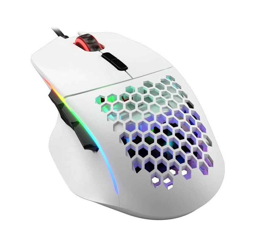 Glorious Model I Lightweight RGB MOBA & MMO Gaming Mouse - Matte White