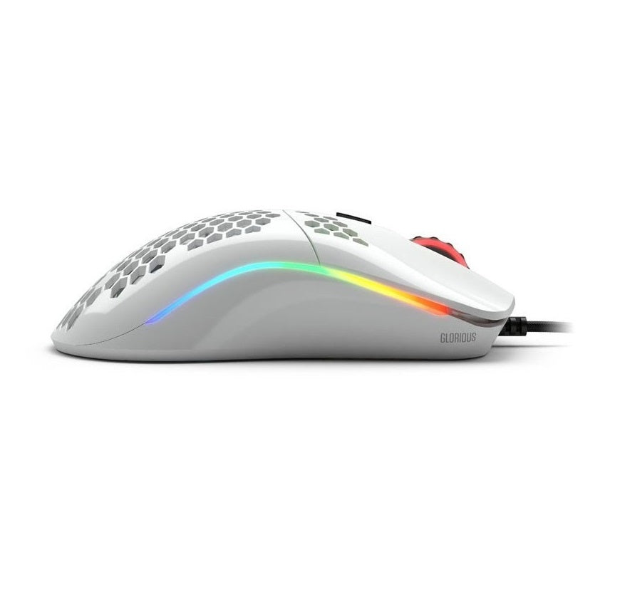 Glorious Model O Lightweight RGB Gaming Mouse - Glossy White