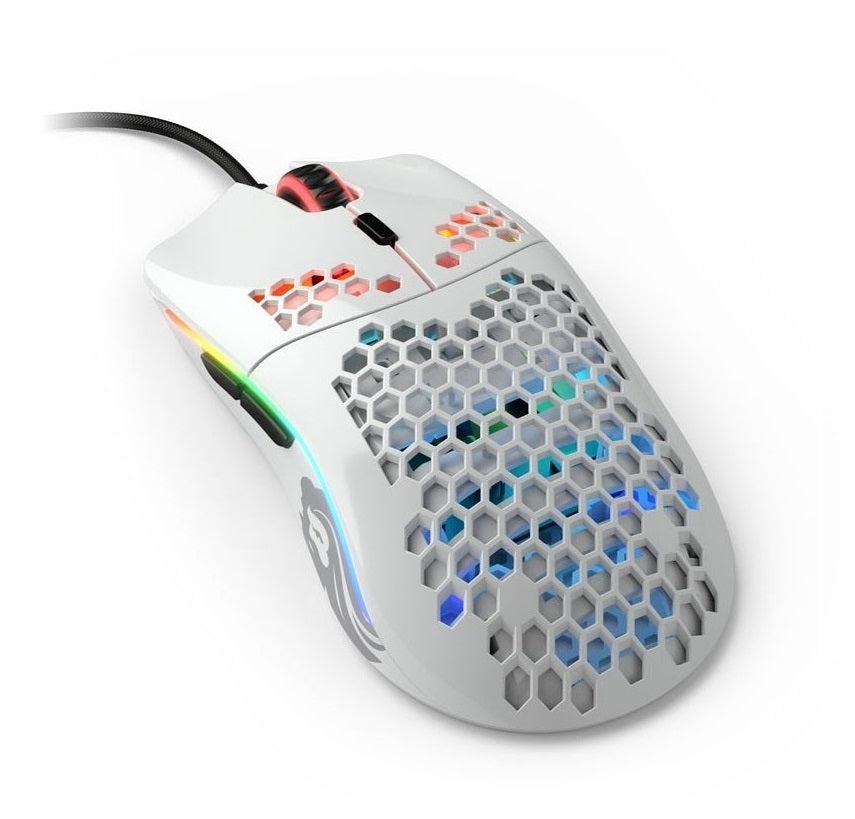 Glorious Model O Lightweight RGB Gaming Mouse - Glossy White