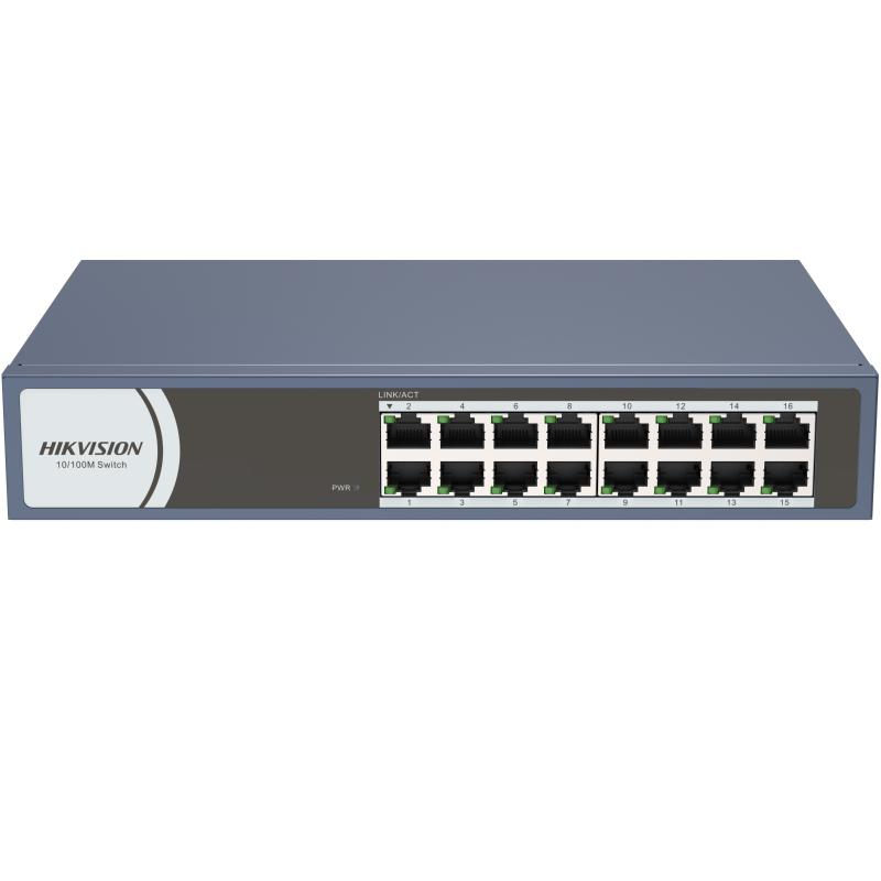 HikVision DS-3E0116R-O 16-Port Fast Ethernet Switch