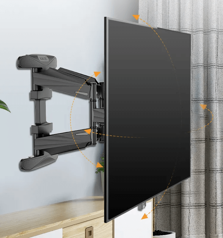 Kaloc S8 Full Motion TV Wall Mount Bracket Suitable for TVs 40-85 Inch