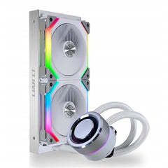 LIAN LI Galahad 240 UNI FAN SL Edition 240mm ARGB Liquid CPU Cooler - White