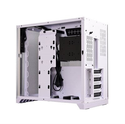 Lian Li O11 Dynamic Tempered Glass E-ATX Mid Tower Computer Case - White