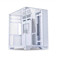 Lian Li O11 Vision E-ATX Mid-Tower Computer Case - White