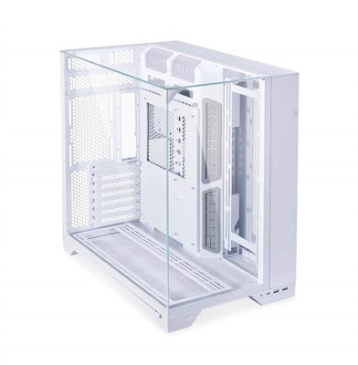 Lian Li O11 Vision E-ATX Mid-Tower Computer Case - White