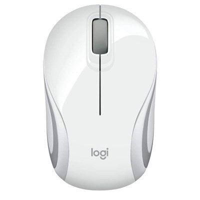 Logitech M187 Wireless Mini Mouse - White