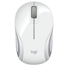 Logitech M187 Wireless Mini Mouse - White