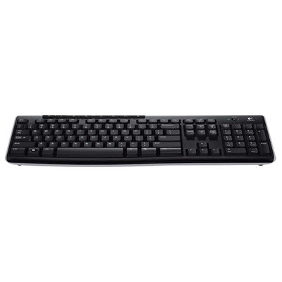 Logitech K270 2.4GHz Full-size Wireless Keyboard - Black