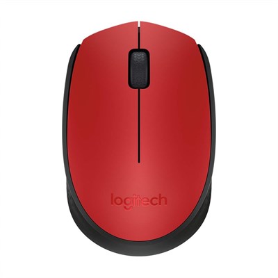 Logitech M171 2.4Ghz USB Wireless Mouse - Red