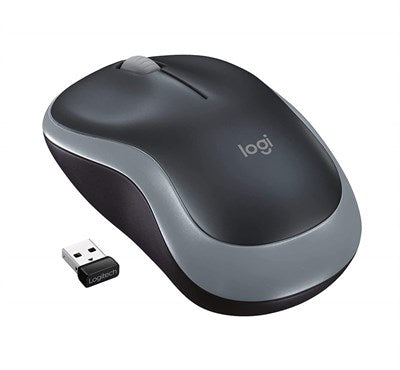 Logitech M185 2.4GHz Compact Wireless Mouse - Grey