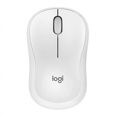 Logitech M240 Silent Reliable Bluetooth Mouse with Comfortable Shape and Silent Clicking - White