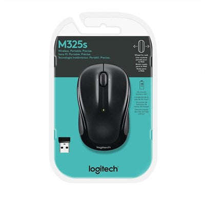 Logitech M325S Compact Wireless Mouse - Black