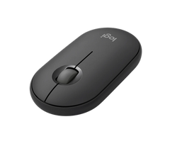 Logitech Pebble Mouse 2 M350s Slim compact Bluetooth Mouse with a Customizable Button - Grey