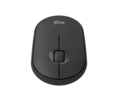 Logitech Pebble Mouse 2 M350s Slim compact Bluetooth Mouse with a Customizable Button - Grey