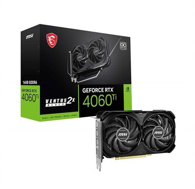 MSI GeForce RTX 4060 Ti Ventus 2X 16GB OC Graphics Card